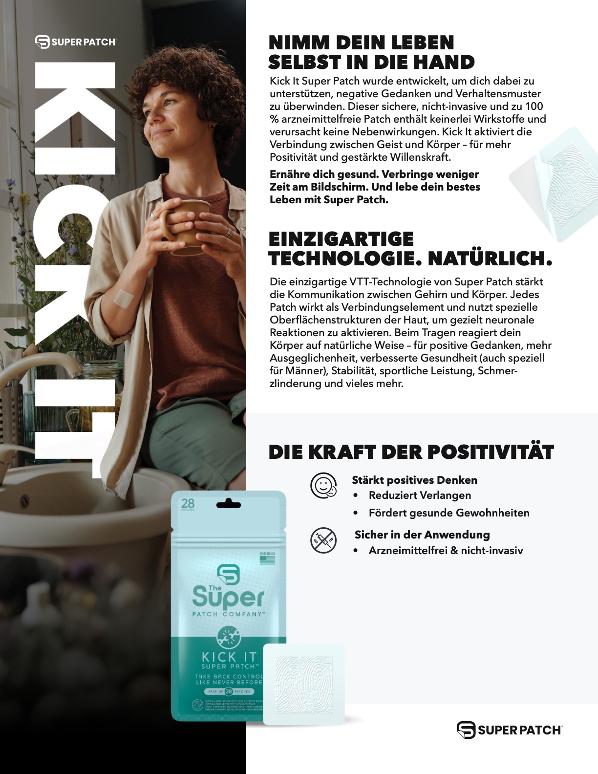 Super Patch - KICK IT <br>28 Pflaster - DE - CH – Image 2