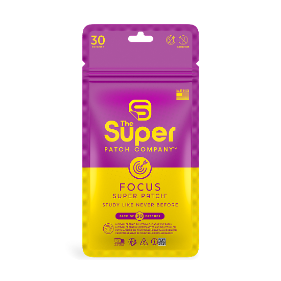 Super Patch FOCUS - Konzentration Gedaechtnis - 30 Pflaster - NaturoCall.ch - Schweiz