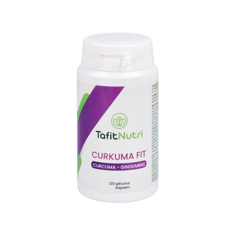 TafitNutri - Curkuma Fit - Anti-inflammatoire - 120 gelules - NaturoCall.ch - Suisse