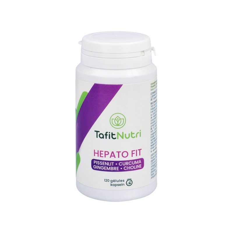 TafitNutri - Hepato Fit - Detoxifiant hepatique - 120 gelules - NaturoCall.ch - Suisse