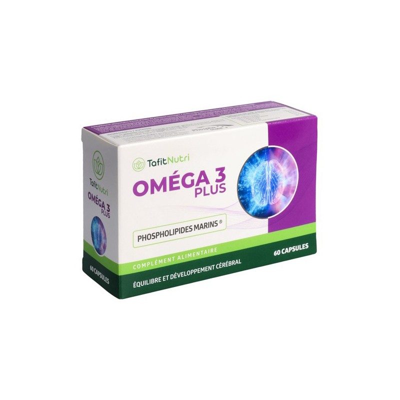 TafitNutri - Omega 3 plus - Anti-inflammatoire - 60 gelules - NaturoCall.ch - Suisse